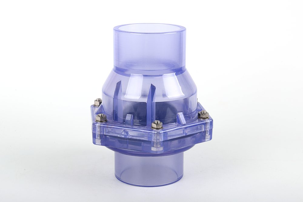 洛宁透明翻板式止回阀